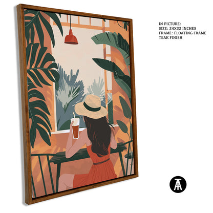 Sample Artwork in Floating Frame