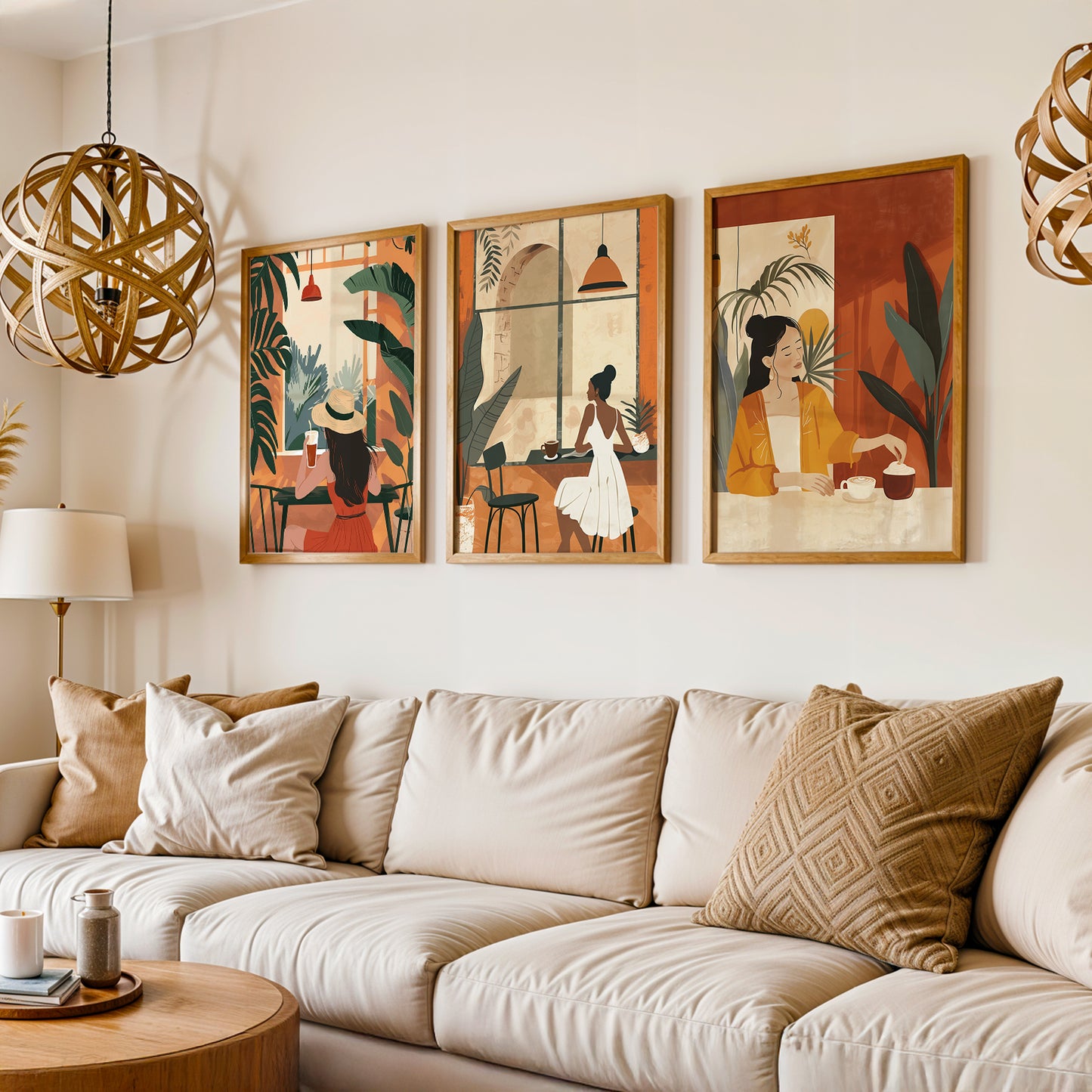 Gallery Wall Set in Lifestyle Setting