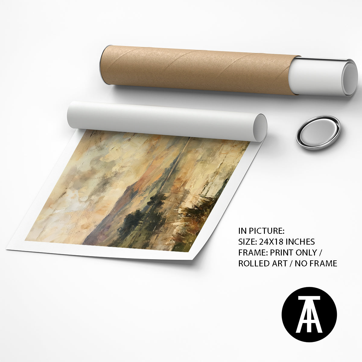 Artwork as Print Only or Rolled Art