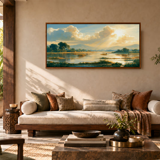 Indian Artwork in a Lifestyle Setting