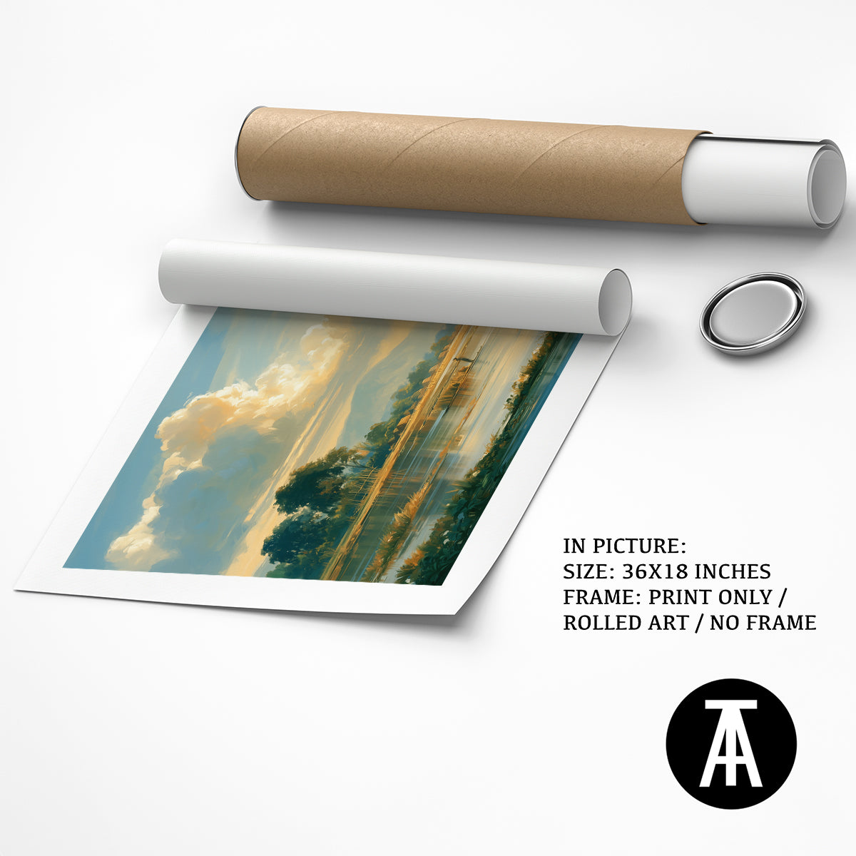 Artwork as Print Only or Rolled Art