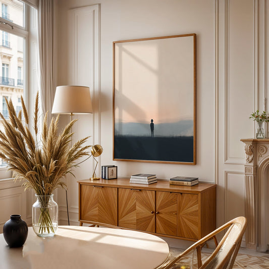 Minimalist Painting in a Lifestyle Setting