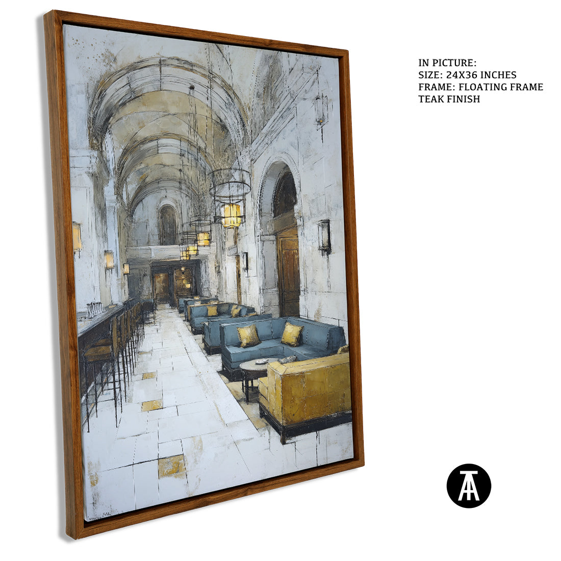 Artwork in Floating Frame