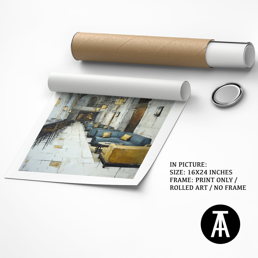 Artwork as Print Only / Rolled Art