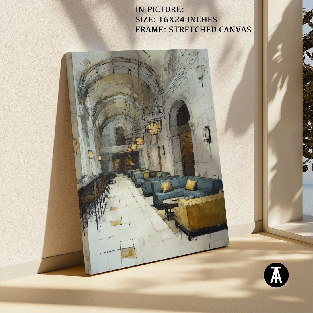 Artwork in Stretched Canvas