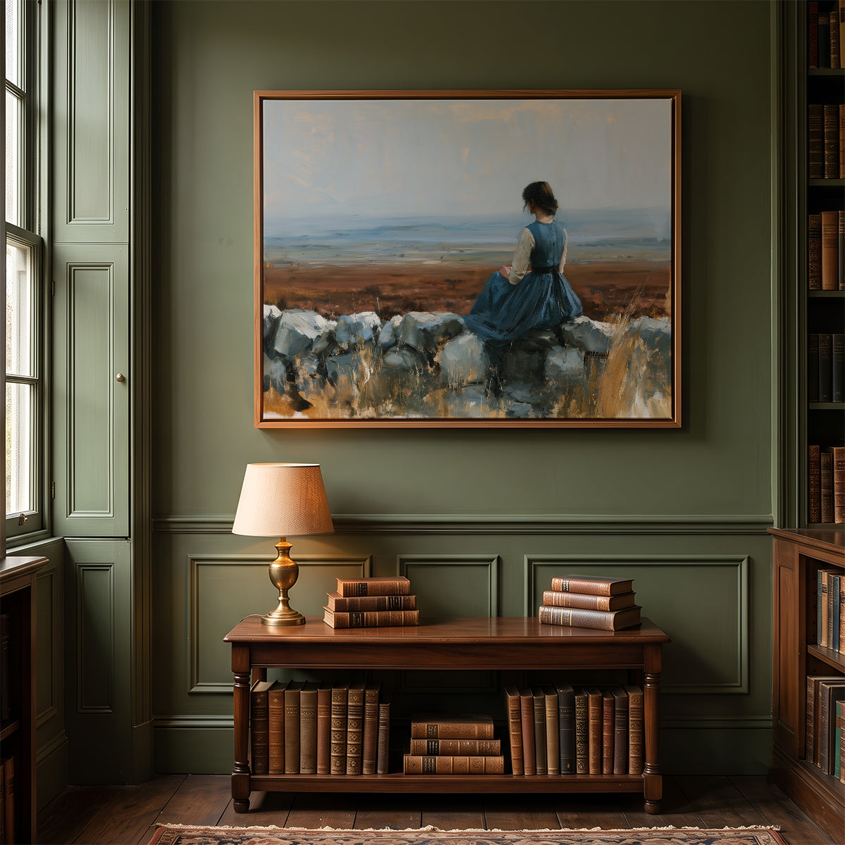 Painting in a Lifestyle Setting