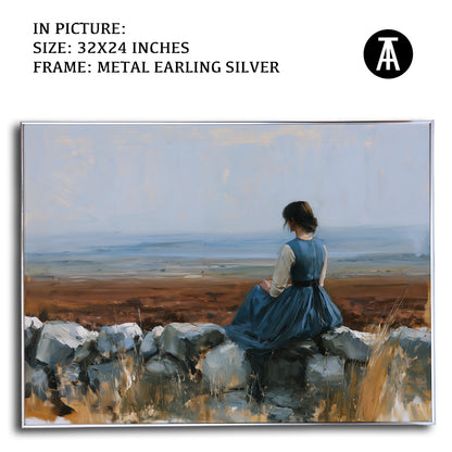 Artwork in Metal Earling Silver Frame