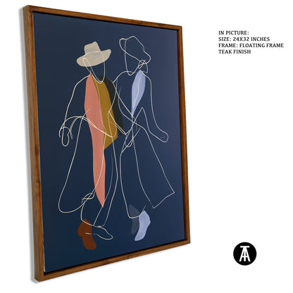 Artwork in Floating Frame