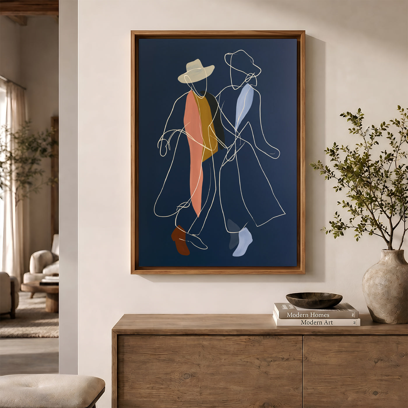 Painting in a Lifestyle Setting