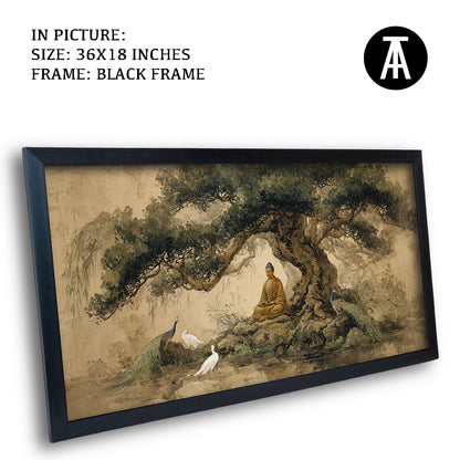 Lord Buddha and the Peacocks by TravelArty