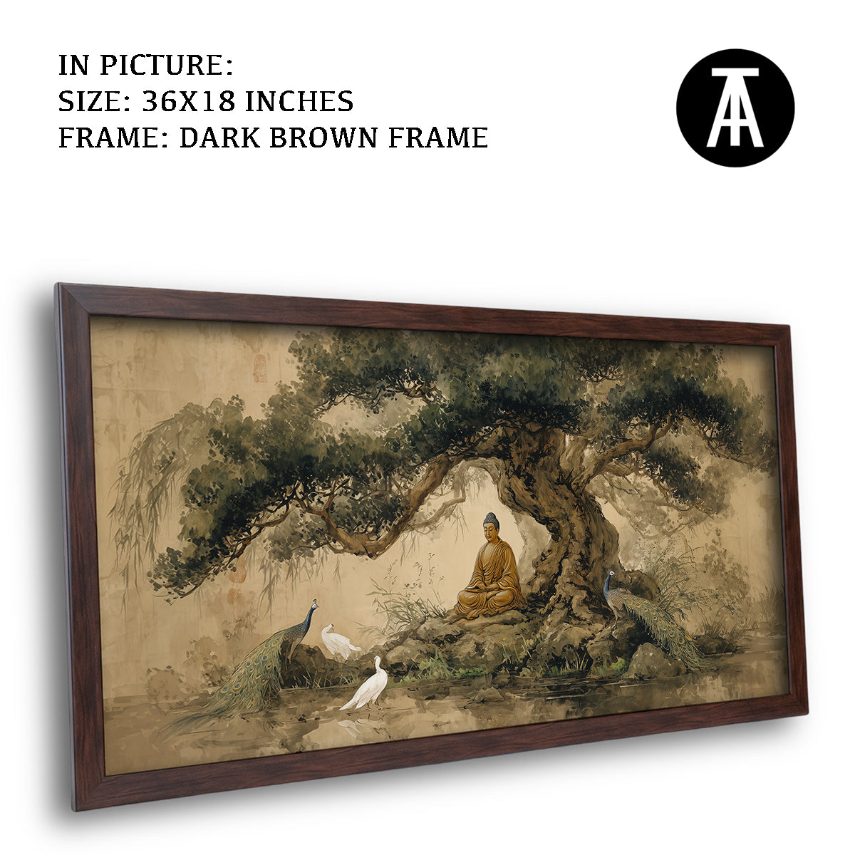 Lord Buddha and the Peacocks by TravelArty