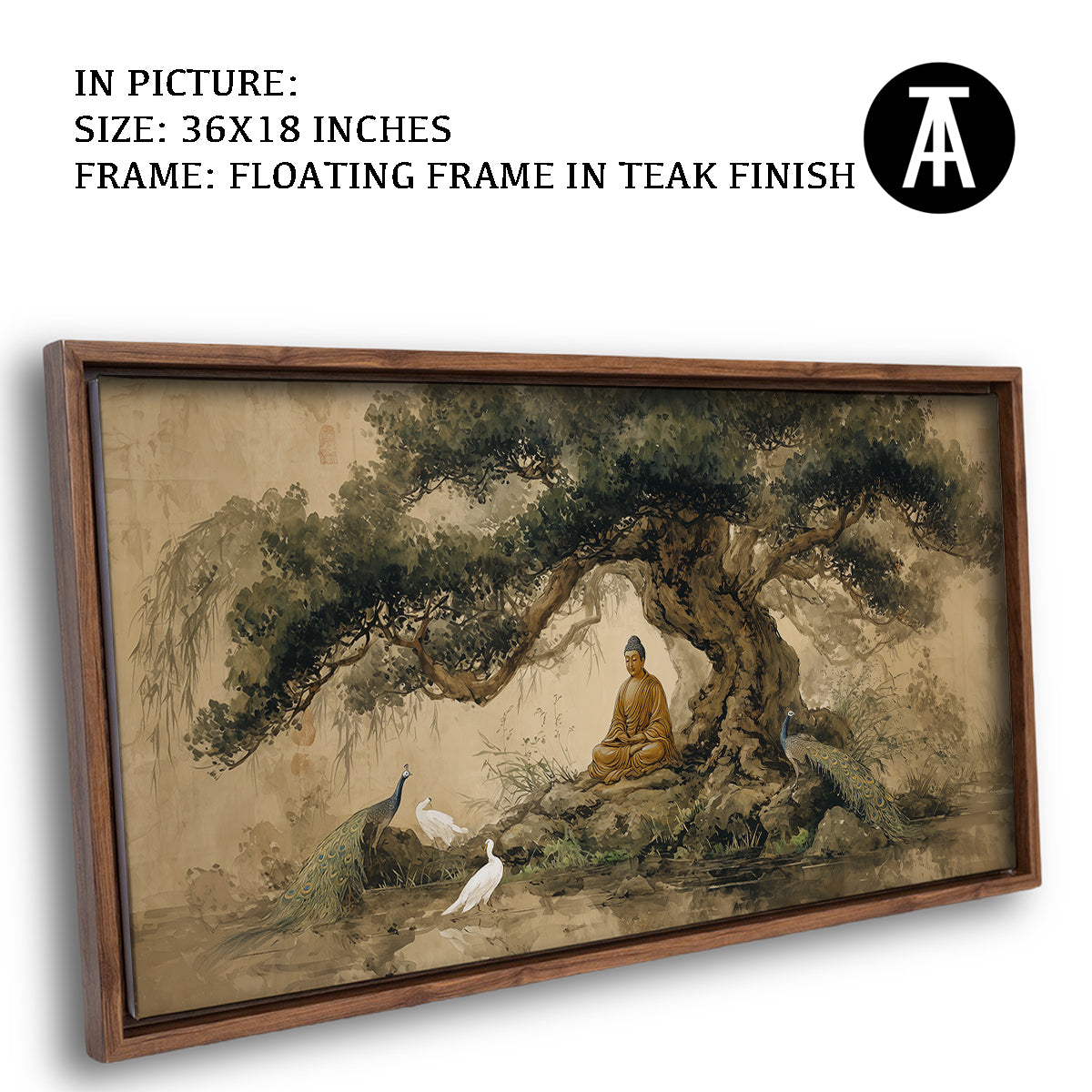 Lord Buddha and the Peacocks by TravelArty