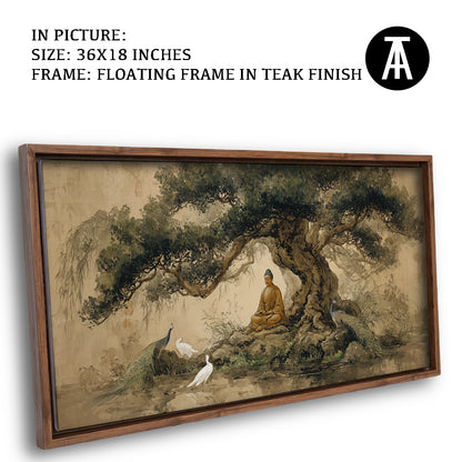 Lord Buddha and the Peacocks by TravelArty