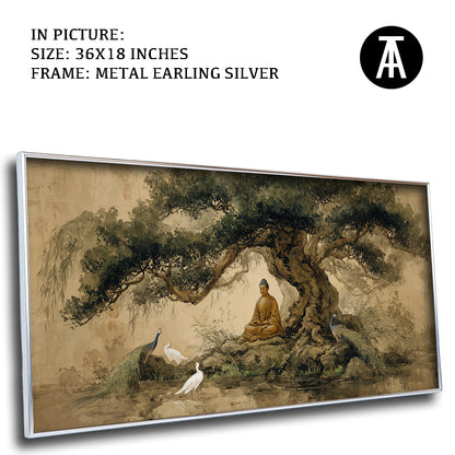 Lord Buddha and the Peacocks by TravelArty