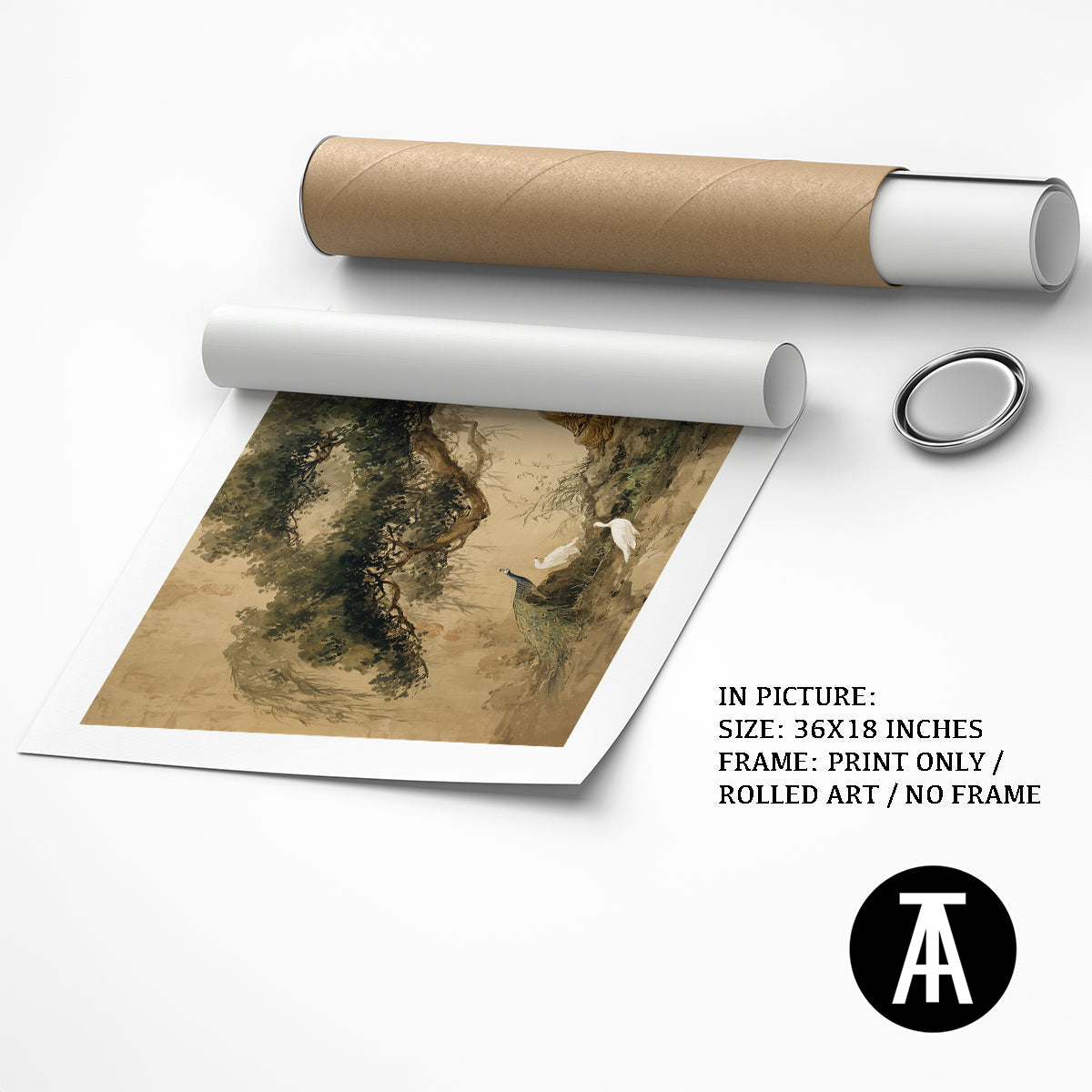 Lord Buddha and the Peacocks by TravelArty