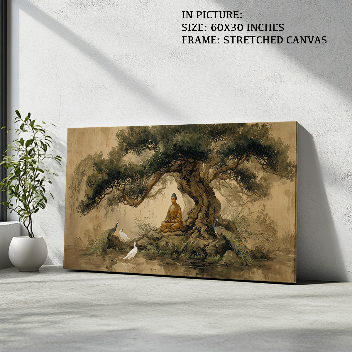 Lord Buddha and the Peacocks by TravelArty