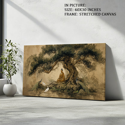 Lord Buddha and the Peacocks by TravelArty