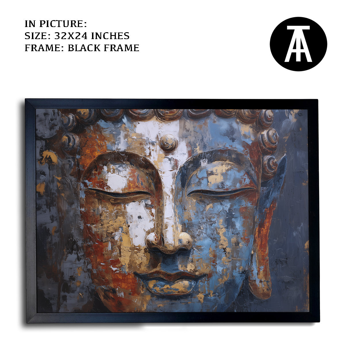 Artwork in Metal Earling Silver Frame