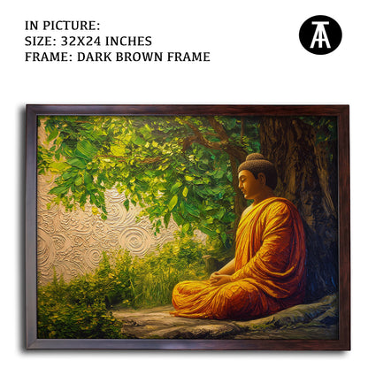 Artwork in Metal Champagne Gold Frame