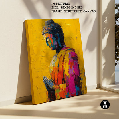 Artwork in Natural Wood Frame