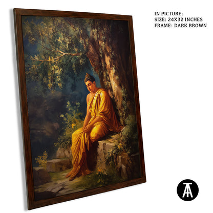 Artwork in Metal Champagne Gold Frame