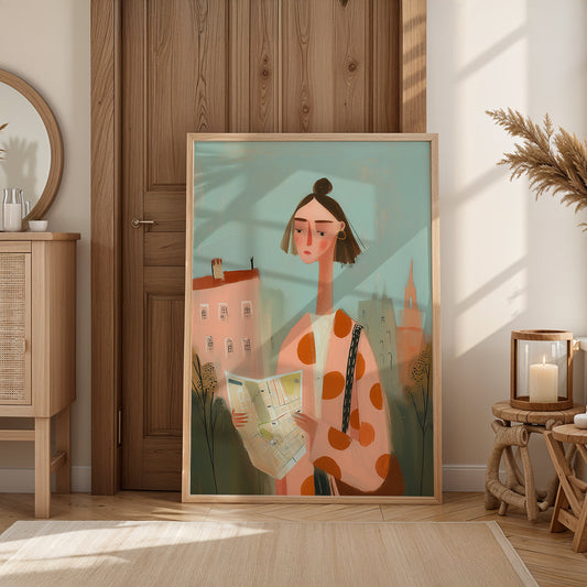 Painting in a Lifestyle Setting