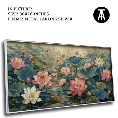 Artwork in Metal Earling Silver Frame