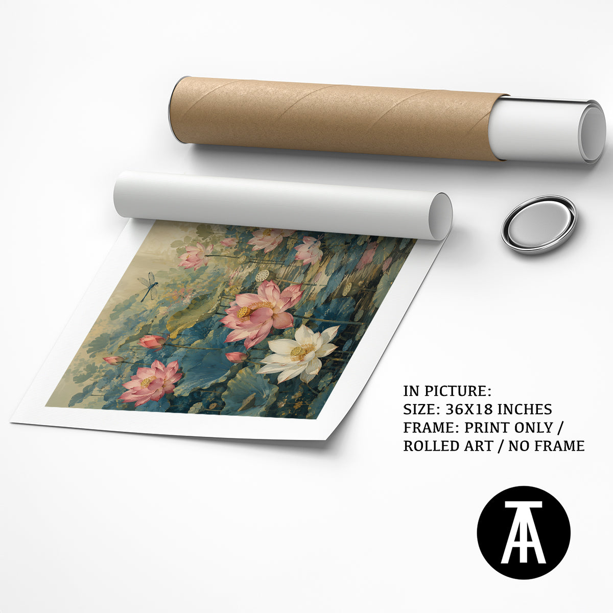 Artwork as Print Only / Rolled Art