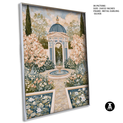 Artwork in Metal Earling Silver Frame