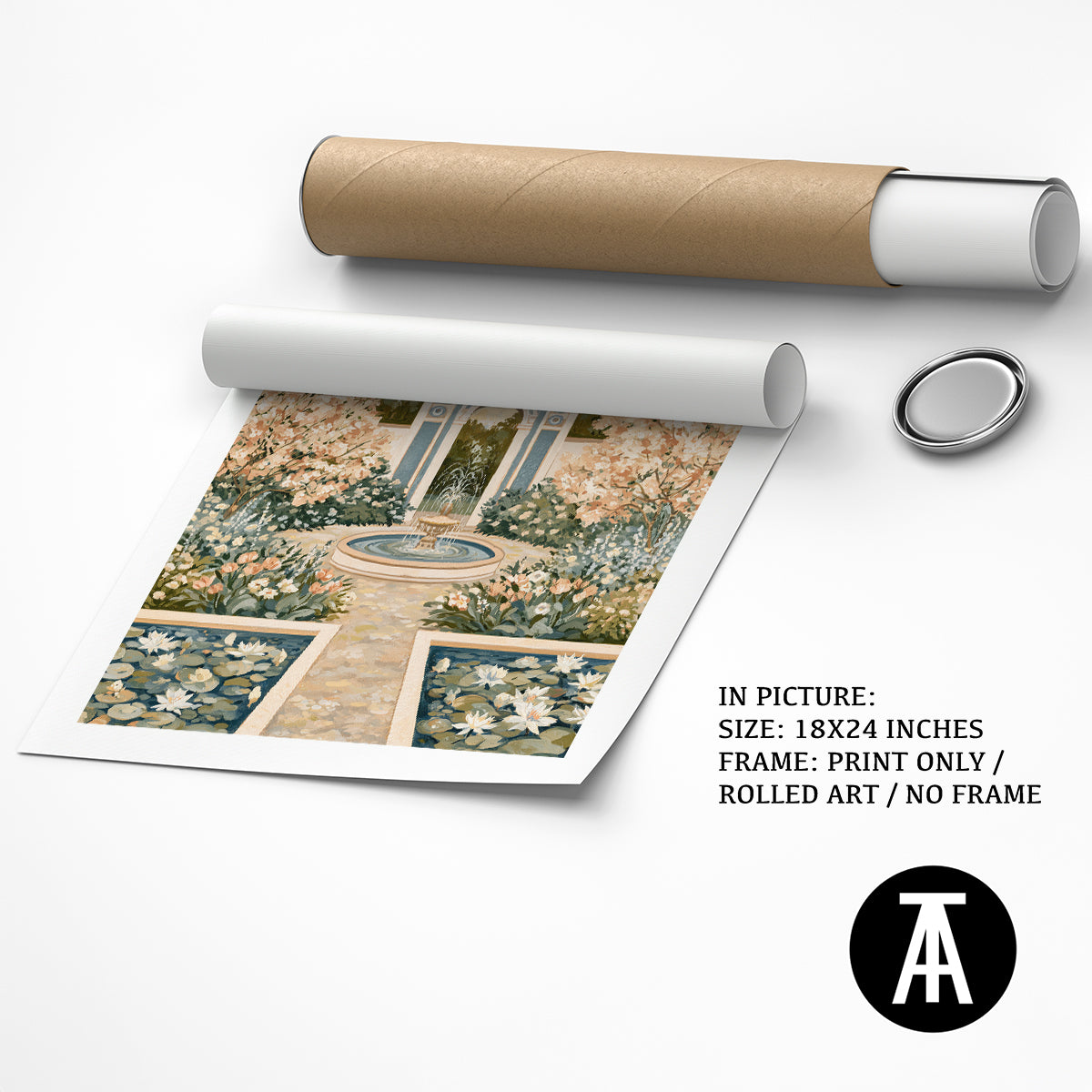 Artwork as Print Only / Rolled Art