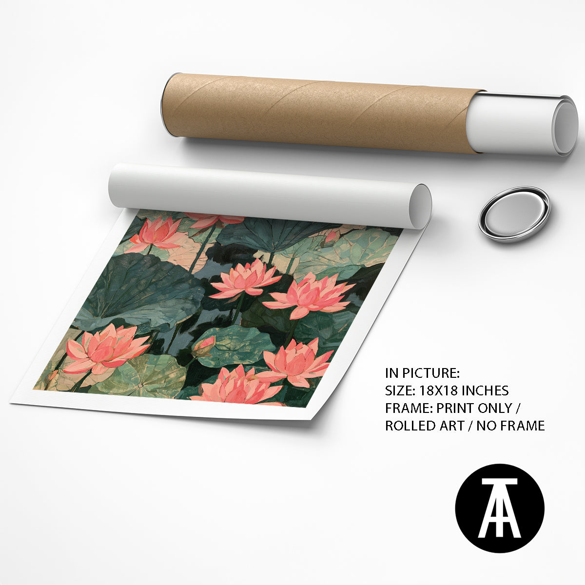 Artwork as Print Only / Rolled Art
