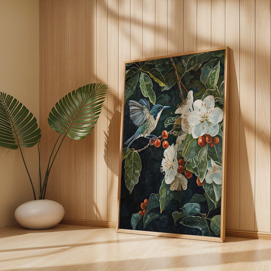 Floral Painting in a Lifestyle Setting