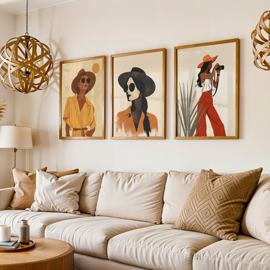 Gallery Wall Set in Lifestyle Setting