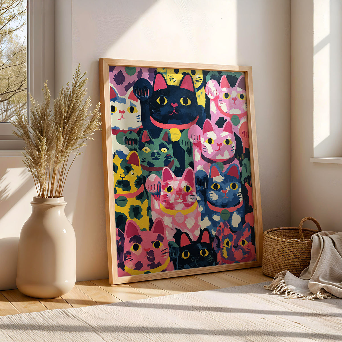 Japanese Painting in a Lifestyle Setting