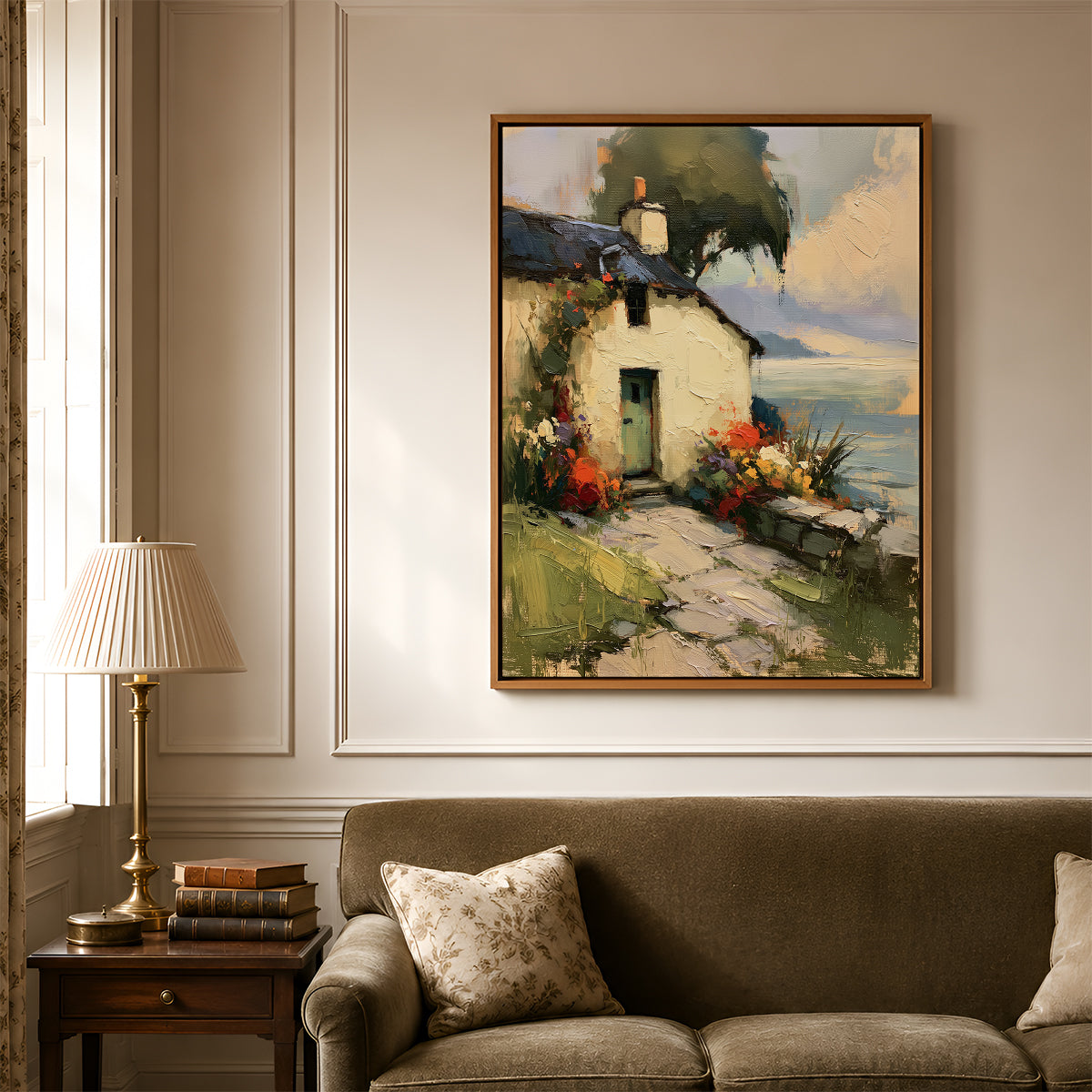 Painting in a Lifestyle Setting