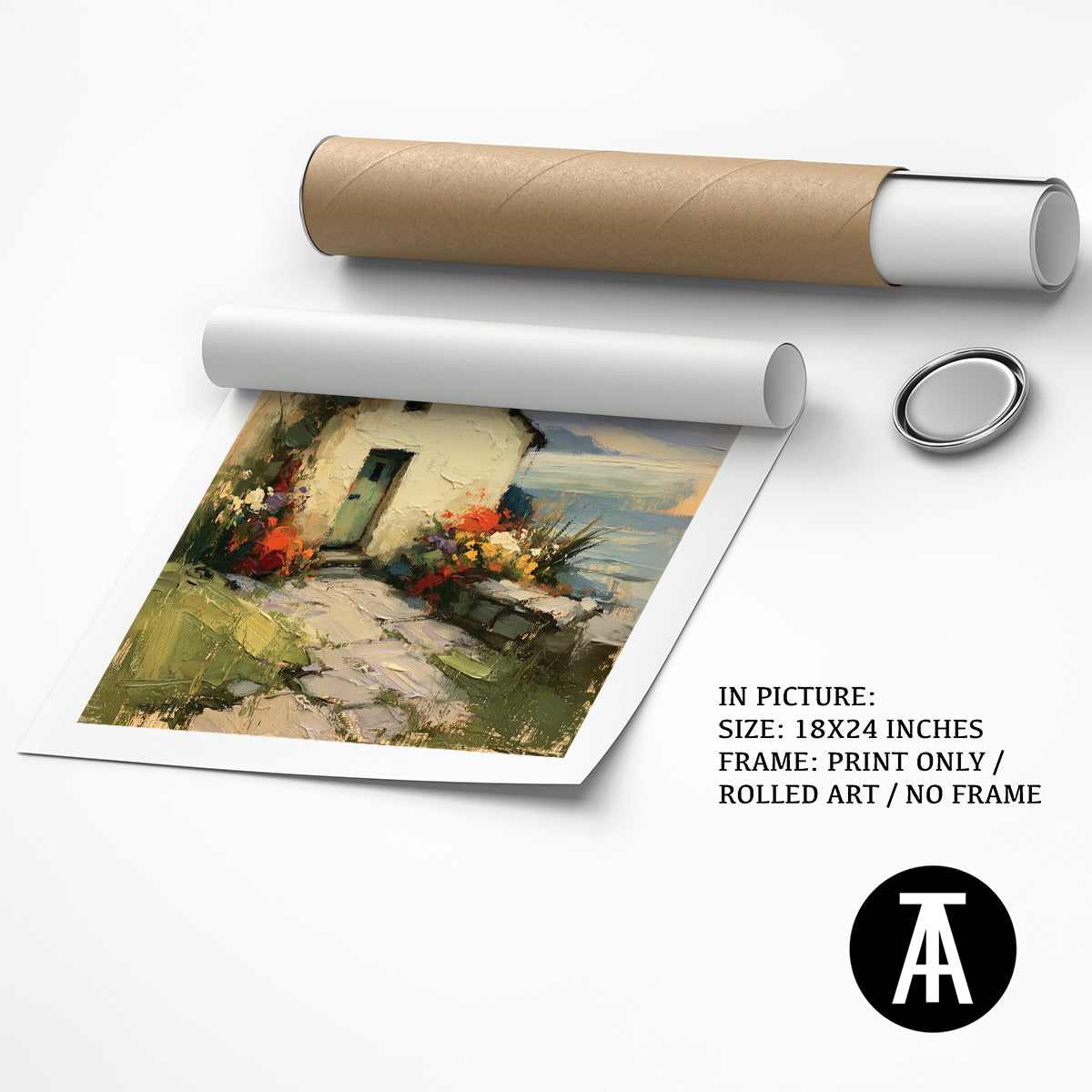 Artwork as Print Only or Rolled Art