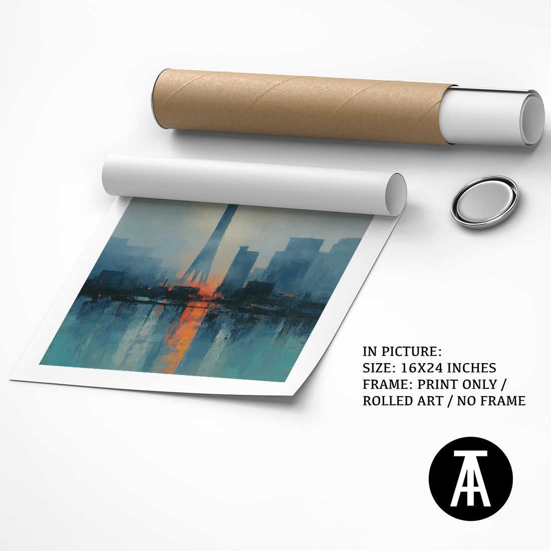Artwork as Print Only / Rolled Art