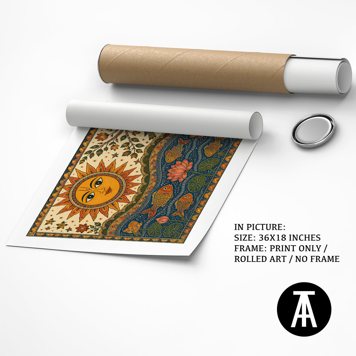 Artwork as Print Only / Rolled Art