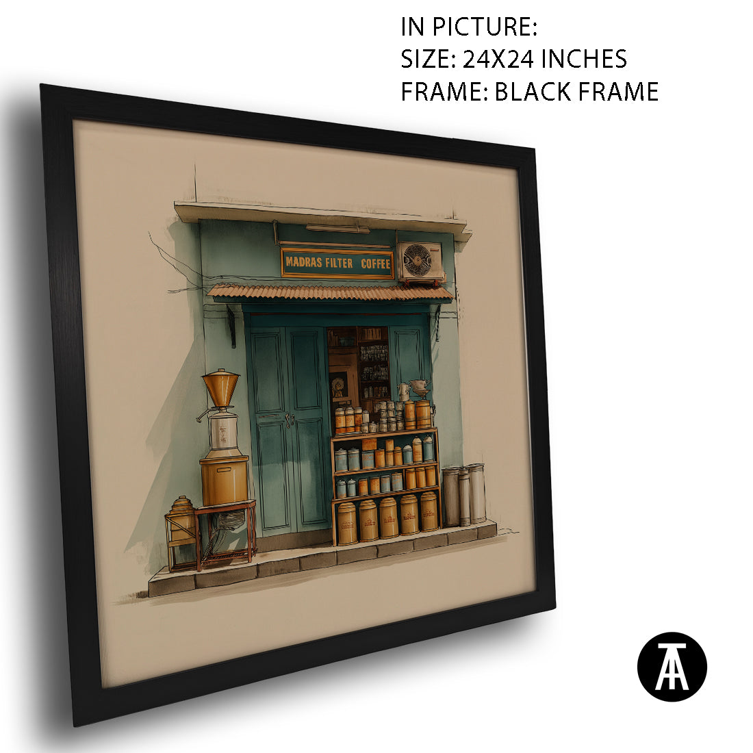 Artwork in Black Frame