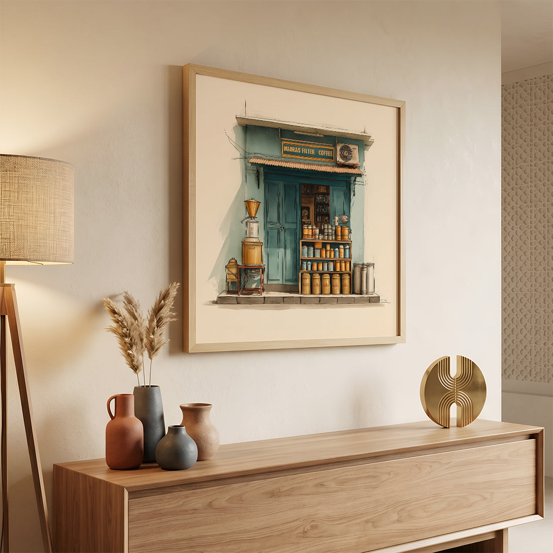 Indian Art in a Lifestyle Setting