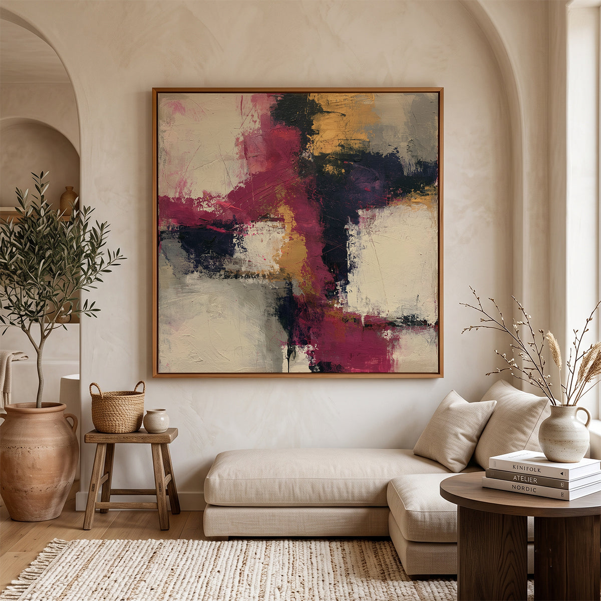 Abstract Art in a Lifestyle Setting