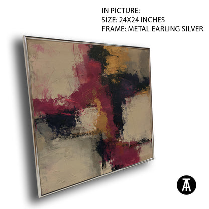 Artwork in Metal Earling Silver Frame