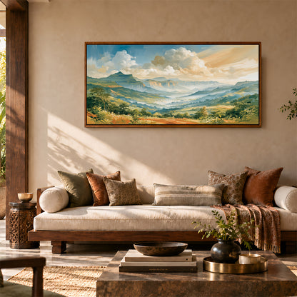Indian Artwork in a Lifestyle Setting