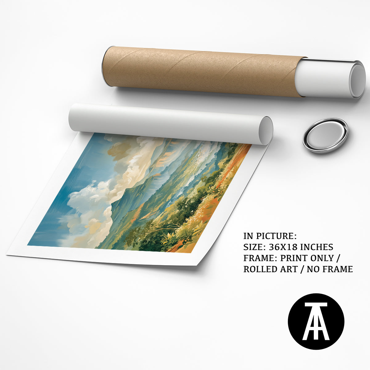Artwork as Print Only or Rolled Art