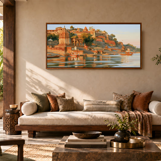 Indian Artwork in a Lifestyle Setting