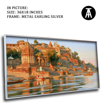 Artwork in Metal Earling Silver Frame