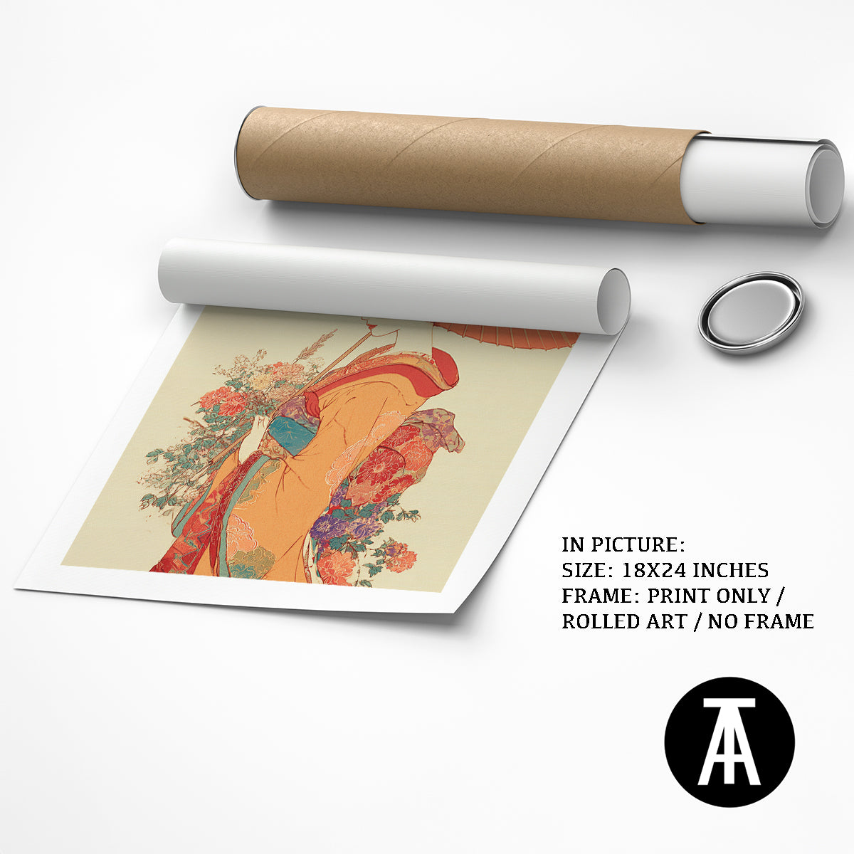 Artwork as Print Only or Rolled Art