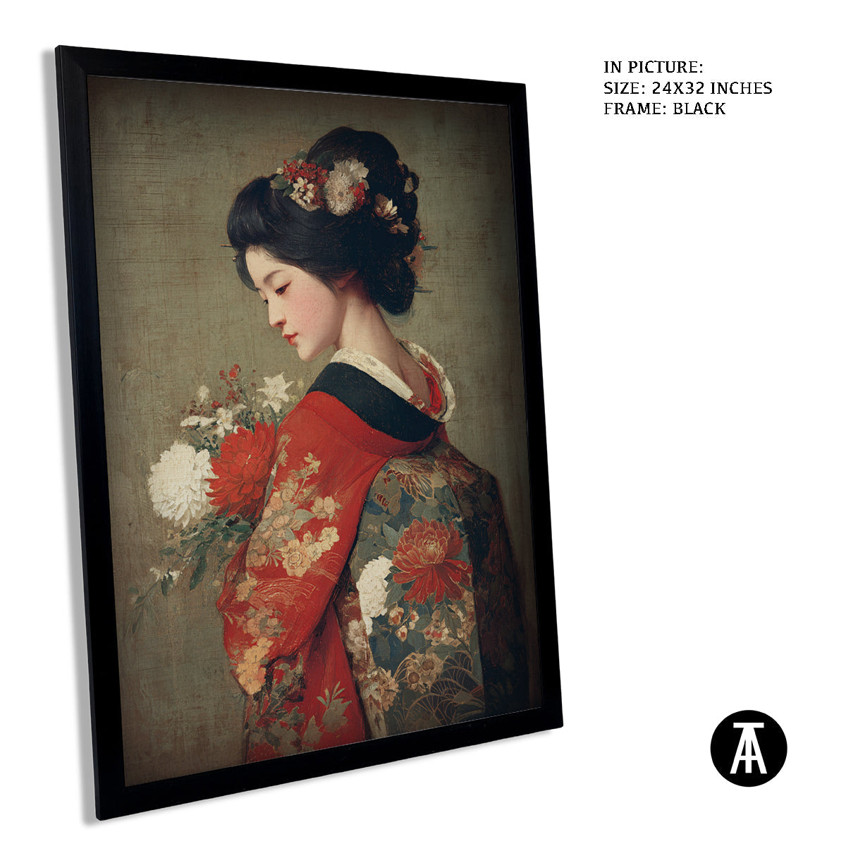 Artwork in Metal Earling Silver Frame