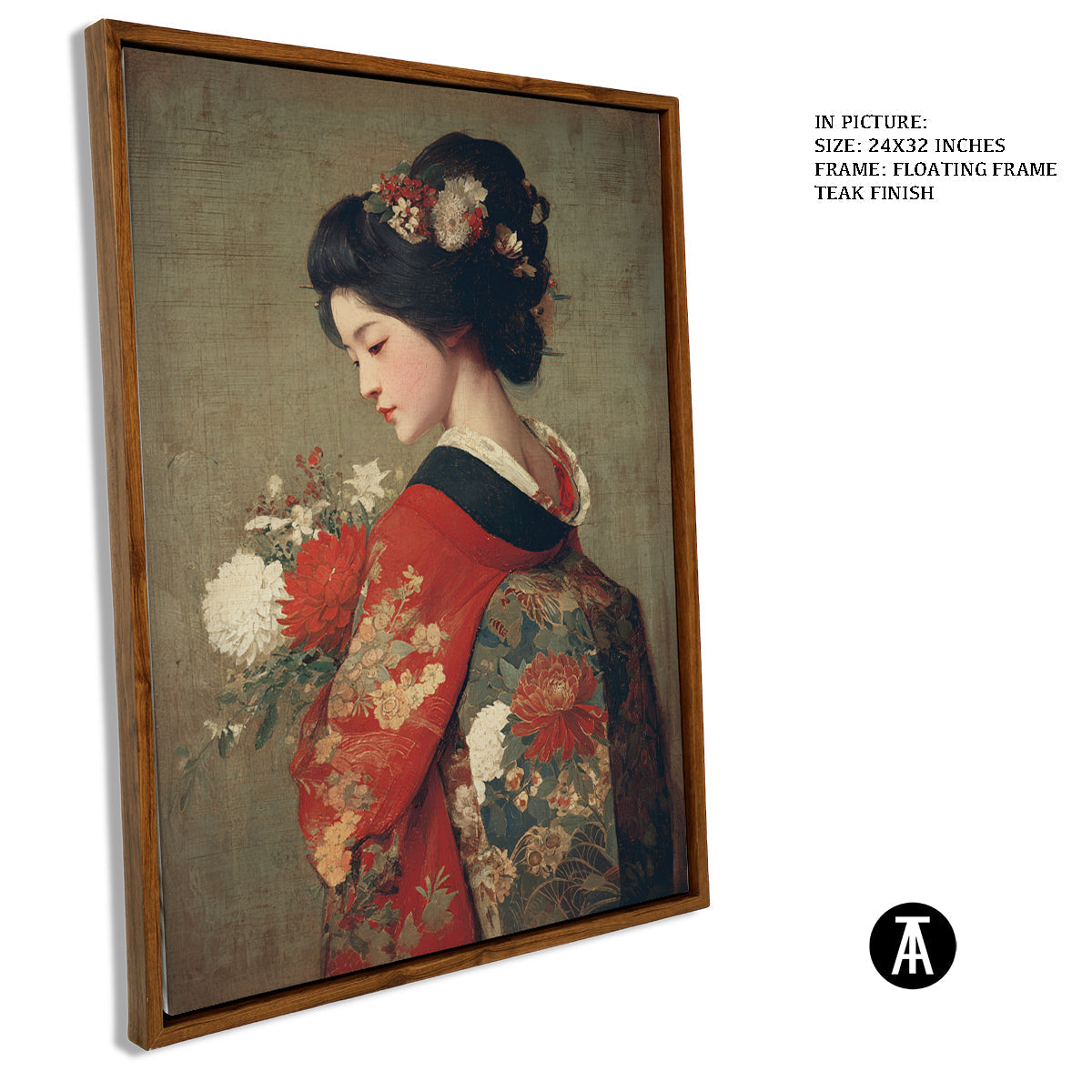 Artwork in Floating Frame