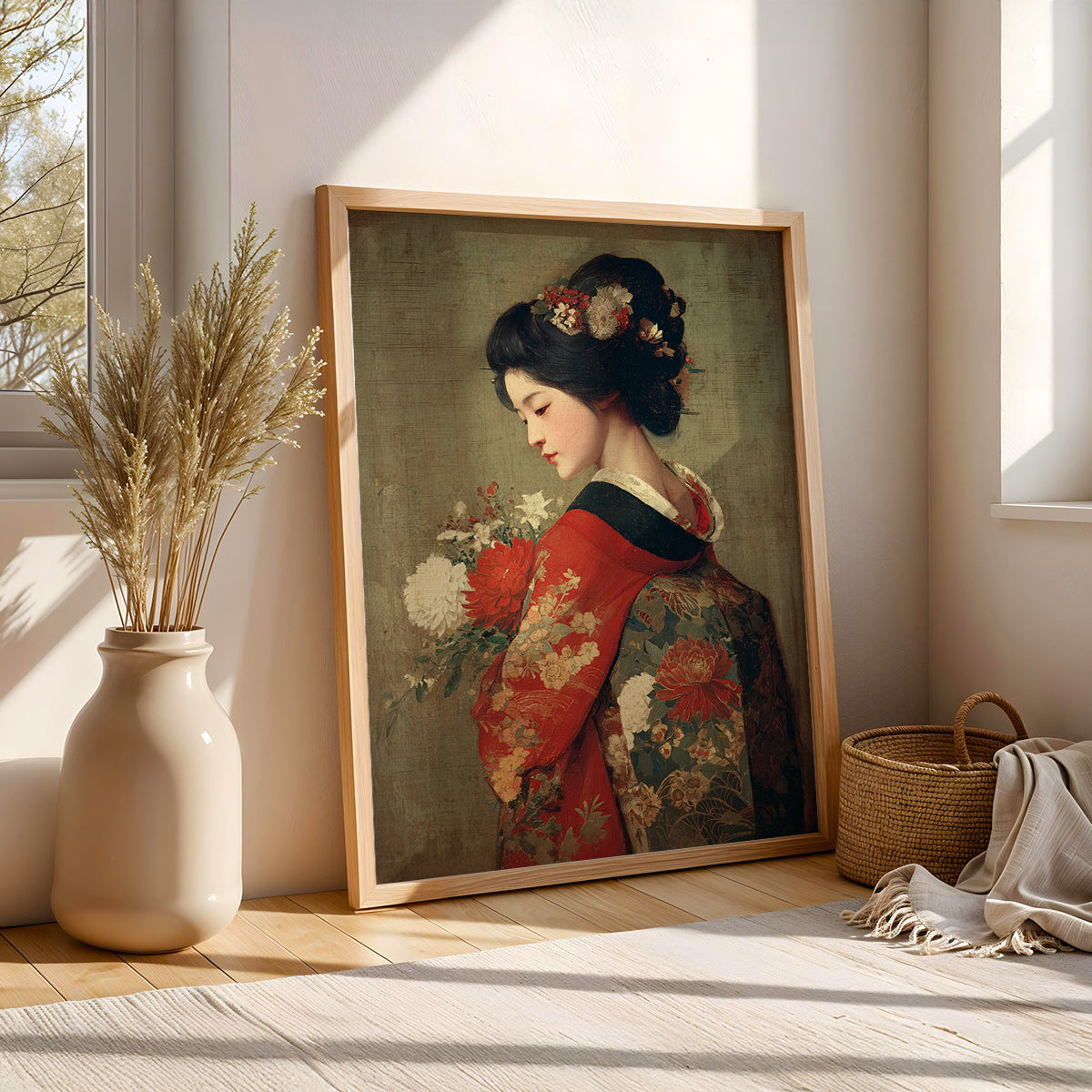 Japanese Painting in a Lifestyle Setting